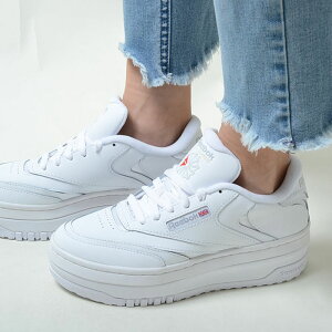 Reebok CLUB C Extra [{bN Nu V[ GNXg fB[X Xj[J[ zCg 100033501