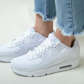 NIKE AIR MAX 90 LTR (GS) レディース スニーカー オールシーズン ホワイト cd6864-100