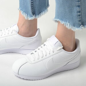W NIKE CORTEZ �E�B�����Y �i�C�L �R���e�b�c ���f�B�[�X �X�j�[�J�[ �I�[���V�[�Y�� �z���C�g dn1791-109