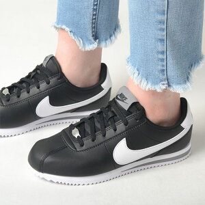�y22.5cm-25cm�zNIKE KIDS CORTEZ (GS) �i�C�L �L�b�Y �R���e�b�c �X�j�[�J�[ �u���b�N�z���C�g dm0950-001
