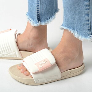 NIKE OFFCOURT ADJUST SLIDE �i�C�L �I�t�R�[�g �A�W���X�g �X���C�h ���f�B�[�X �T���_�� �z���C�g�x�[�W�� dv1033-104