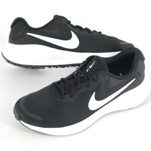 W NIKE REVOLUTION 7 �E�B�����Y �i�C�L ���{�����[�V���� �����Y �X�j�[�J�[ �u���b�N�z���C�g fb2208-003