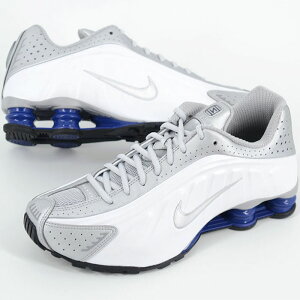 NIKE SHOX R4 �i�C�L �G�A �V���b�N�X �����Y �X�j�[�J�[ �z���C�g�V���o�[ hq1988-102