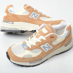 NEW BALANCE U992CC �uMade in U.S.A�vSWEET CARAMEL/CALCIUM D���C�Y �j���[�o�����X 992 �X�B�[�g �L�������� USA ABZORB �����Y �X�j�[�J�[ �u���E��