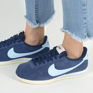 W NIKE CORTEZ �E�B�����Y �i�C�L �R���e�b�c ���f�B�[�X �X�j�[�J�[ �I�[���V�[�Y�� �l�C�r�[�u���[ ib1857-400