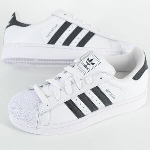 adidas SUPERSTAR II �A�f�B�_�X �X�[�p�[�X�^�[ �����Y �X�j�[�J�[ �z���C�g�u���b�N ih8659m