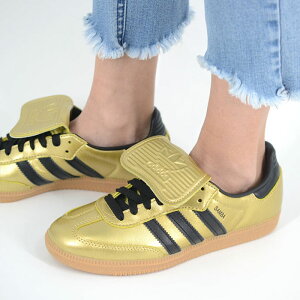 adidas SAMBA LT W �A�f�B�_�X �T���o �E�B�����Y ���f�B�[�X �X�j�[�J�[ �S�[���h�u���b�N jh5708