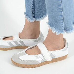 adidas SAMBA JANE W �A�f�B�_�X �T���o �W�F�[�� �E�B�����Y ���f�B�[�X �X�j�[�J�[ �z���C�g�V���o�[ kj3785