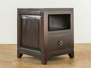 【最大1万円クーポン解禁!】アジアン家具 チーク材 ミニキャビネット レトロ サイドテーブル チーク アジアン テーブル 木製 引き出し付き 電話台 ミニテーブル ベッドサイド 棚 寝室 玄関