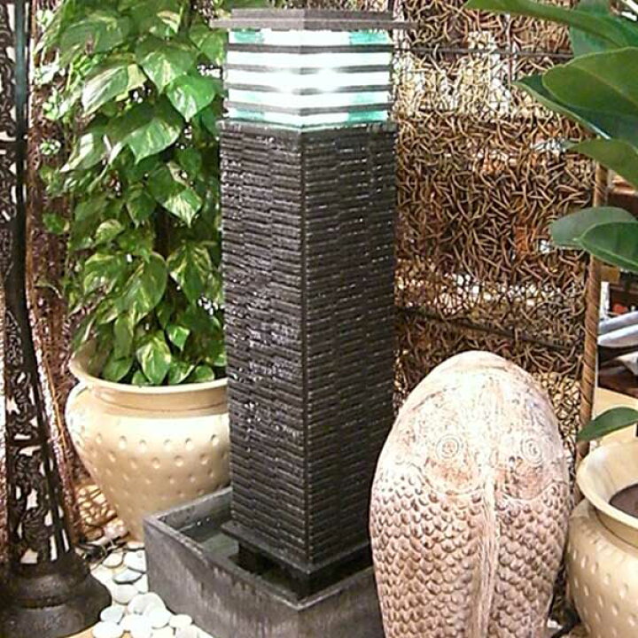 楽天市場 噴水 ファウンテン 室内 小型 ガラス 天然石 水アジアンインテリア インテリア モダン ガーデニング オーナメント エクステリア 庭 置物 リゾート 玄関 アジアン エスニック オブジェ ポンプ おしゃれ バリ島 流水 アジアンインテリア ループ