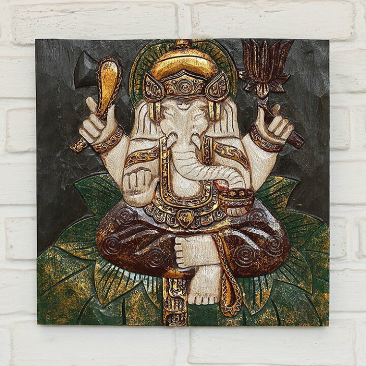 楽天市場 アジアン ガネーシャのアートパネル 40cm 40cm 壁掛け ウォールデコレーション レリーフアート バリ インテリア おしゃれ モダン インテリア 寝具 収納 壁紙 装飾フィルム アートボード アジアンインテリア ループ 楽天市場 アジアン ガネーシャのアートパネル 40cm 40cm 壁掛け ウォールデコレーション レリーフアート バリ インテリア おしゃれ モダン インテリア 寝具 収納 壁紙 装飾フィルム アートボード アジアンインテリア ループ