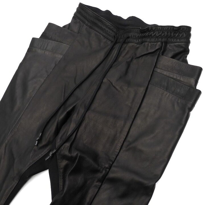 楽天市場】未使用品 22SS RIPVANWINKLE レザー ジャージー ジョッパー 