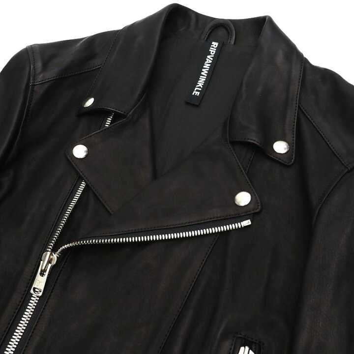 楽天市場】未使用品 RIPVANWINKLE レザー ライダース ジャケット  