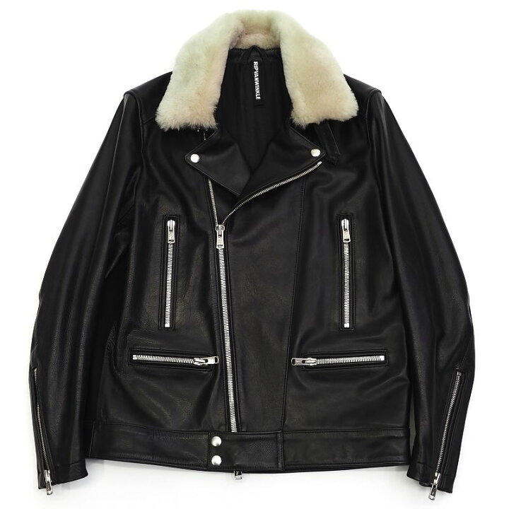 楽天市場】超美品 22AW RIPVANWINKLE RIDERS BOA レザーライダース 