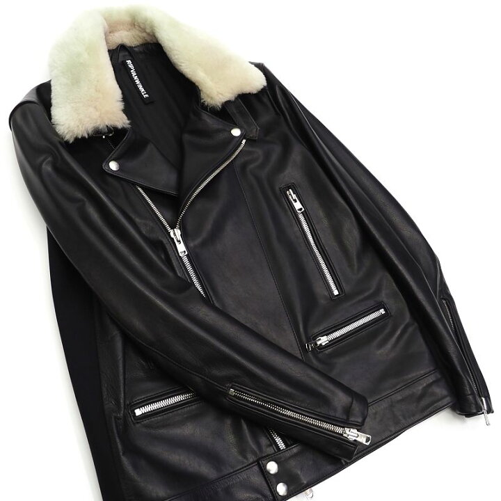 楽天市場】超美品 22AW RIPVANWINKLE RIDERS BOA レザーライダース 