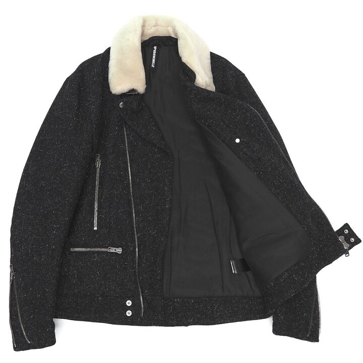 楽天市場】未使用品 RIPVANWINKLE WOOL BOA RIDERS 襟ムートン 