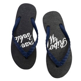 新品 RIPVANWINKLE × genbei ビーチサンダル 【サイズ：25】 ブラック×ネイビー リップヴァンウインクル げんべい メンズ 5CH/F03418/GJUN27/HM/SYM/LP