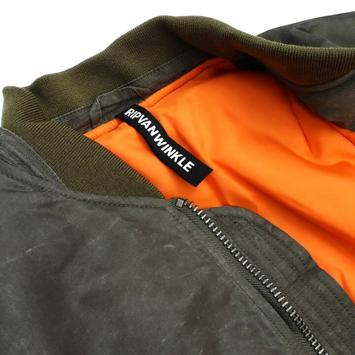 楽天市場】新品 22AW RIPVANWINKLE MA-1 ジャケット 【サイズ：L 