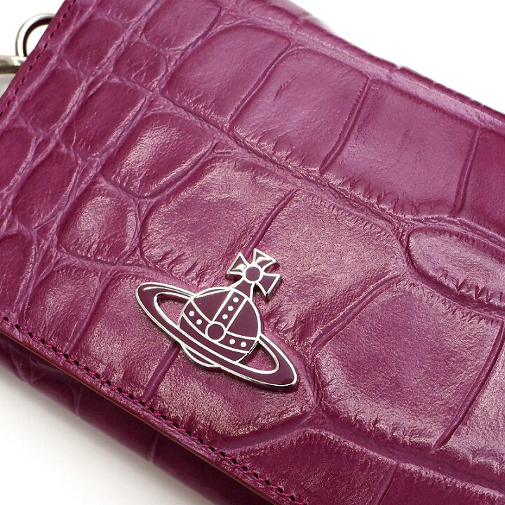 楽天市場】新品 Vivienne Westwood レザーウォレット 財布 パープル  