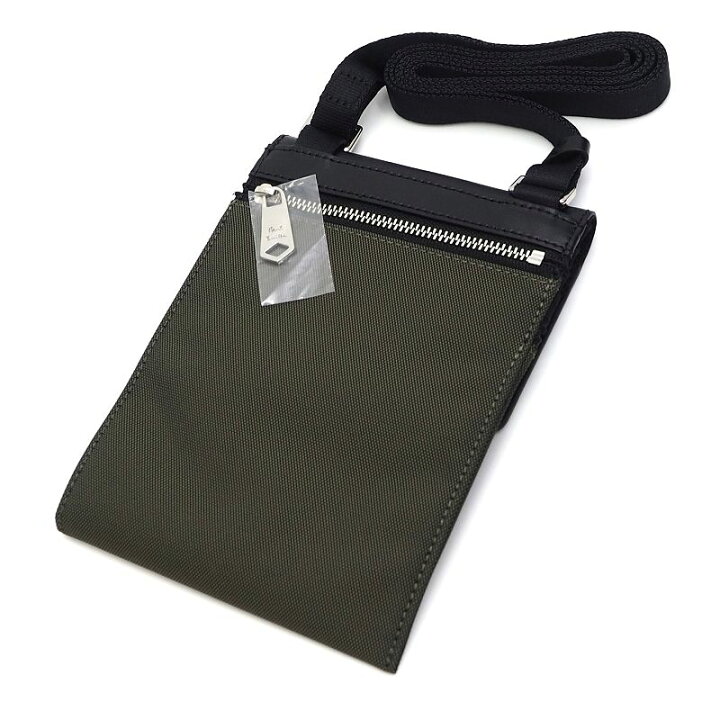 楽天市場】新品 Paul Smith サコッシュ カーキ 紺 PSN922 カード収納有 