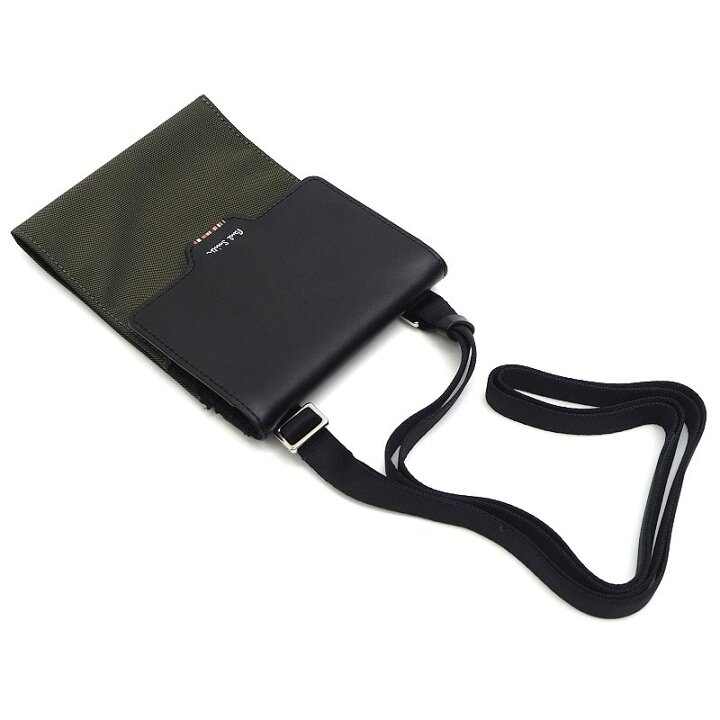 楽天市場】新品 Paul Smith サコッシュ カーキ 紺 PSN922 カード収納有 