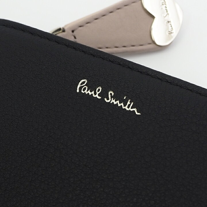 楽天市場】新品 Paul Smith レザーウォレット 財布 ブラック PWU913  