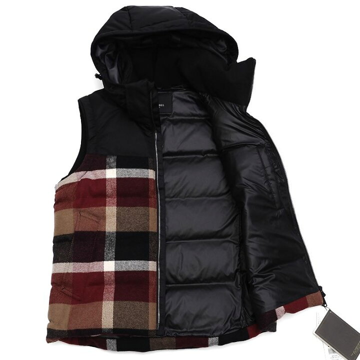 楽天市場】新品 BLACK LABEL CRESTBRIDGE ダウンベスト 【サイズ：L 
