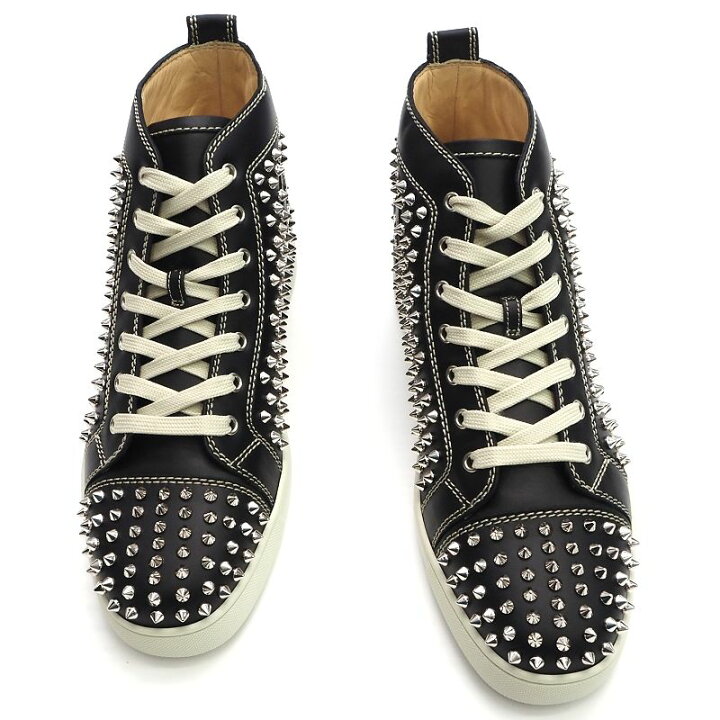 楽天市場】未使用品 Christian Louboutin スパイク レザースニーカー 