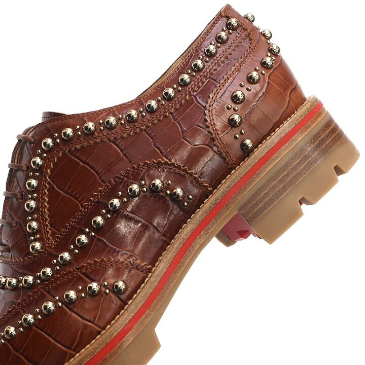 楽天市場】新品 Christian Louboutin スタッズ レザーシューズ 