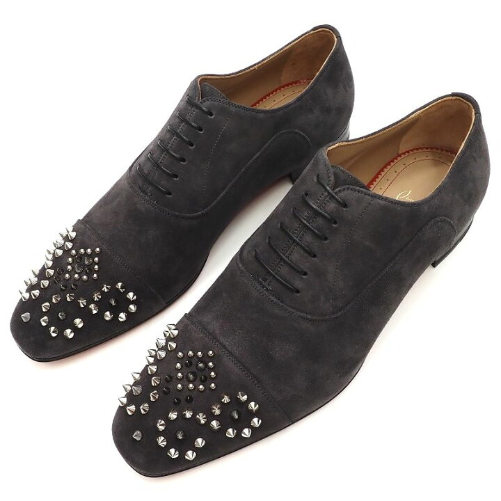 楽天市場】未使用品 Christian Louboutin スタッズ スエードレザー 
