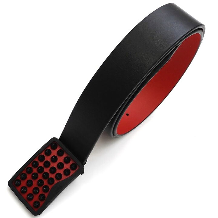 楽天市場】新品 Christian Louboutin スパイクスタッズ レザーベルト 