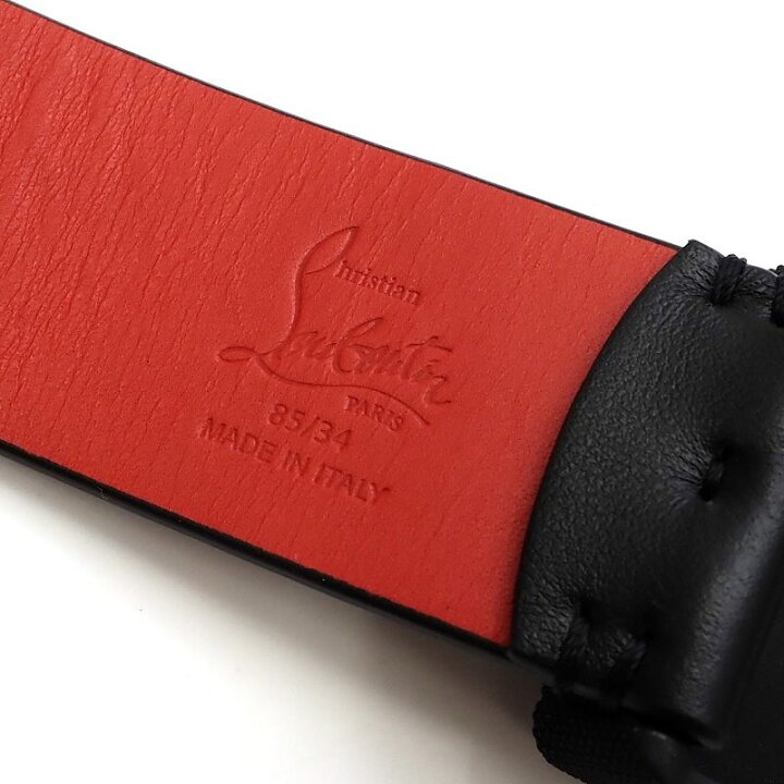 楽天市場】新品 Christian Louboutin スパイクスタッズ レザーベルト 
