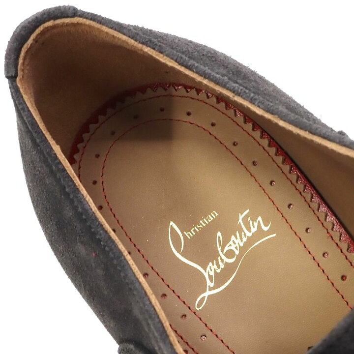 楽天市場】新品 Christian Louboutin スタッズ スエードレザーシューズ 