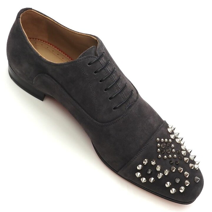 楽天市場】新品 Christian Louboutin スタッズ スエードレザーシューズ 