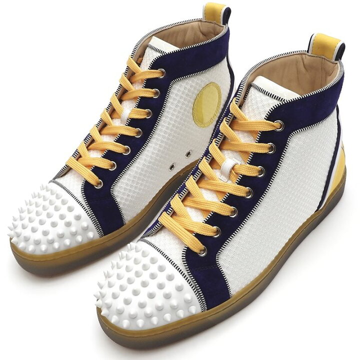 楽天市場】未使用品 Christian Louboutin レイカーズカラー ハイカット 
