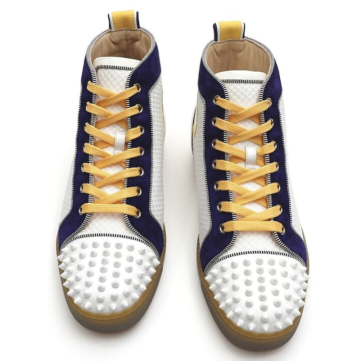 楽天市場】未使用品 Christian Louboutin レイカーズカラー ハイカット 