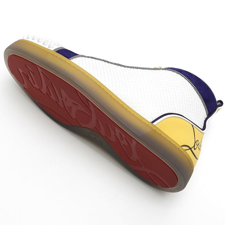 楽天市場】未使用品 Christian Louboutin レイカーズカラー ハイカット 