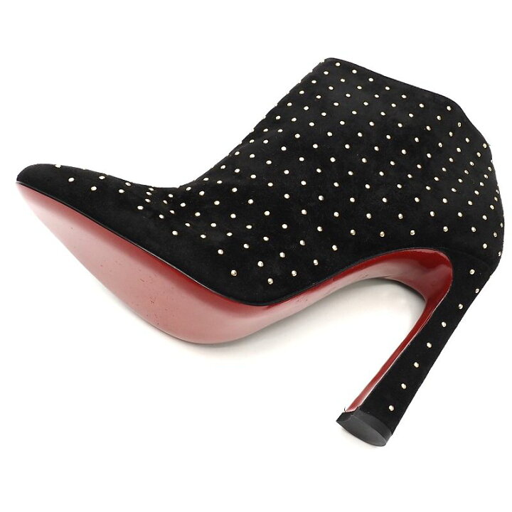 楽天市場】未使用品 Christian Louboutin スエードレザー ブーティ 