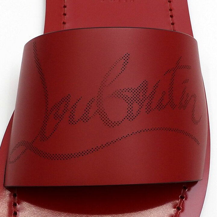 楽天市場】新品 Christian Louboutin レザーサンダル 【サイズ：41.5  