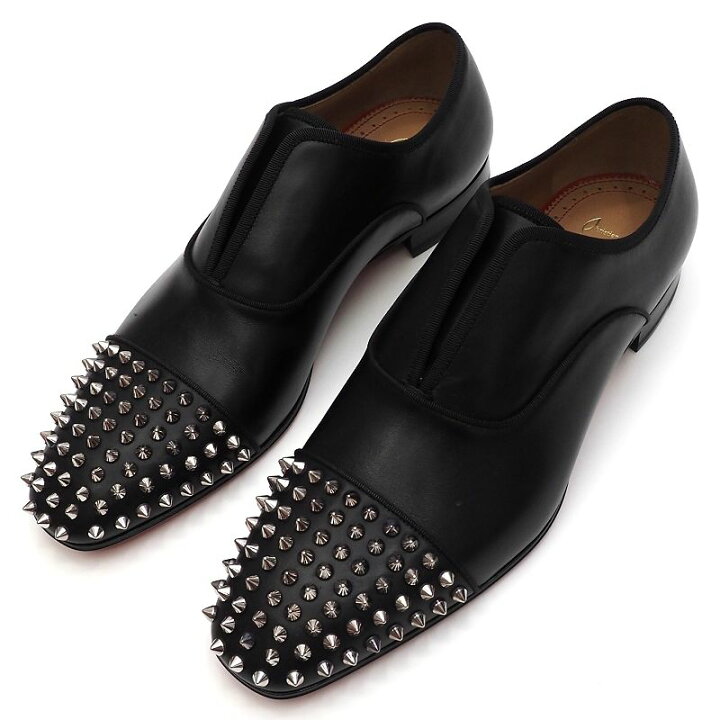 楽天市場】未使用品 Christian Louboutin スパイクスタッズ レザー 