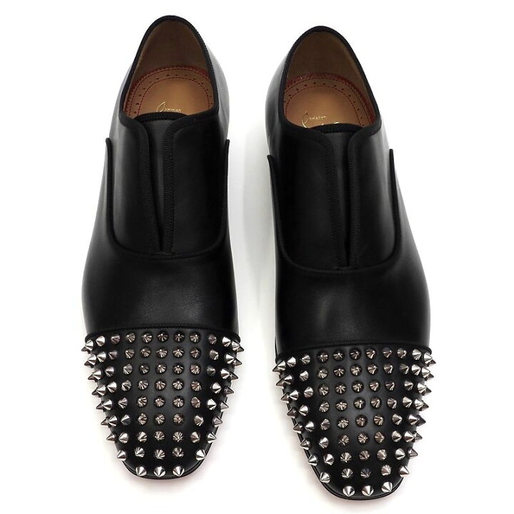 楽天市場】未使用品 Christian Louboutin スパイクスタッズ レザー 