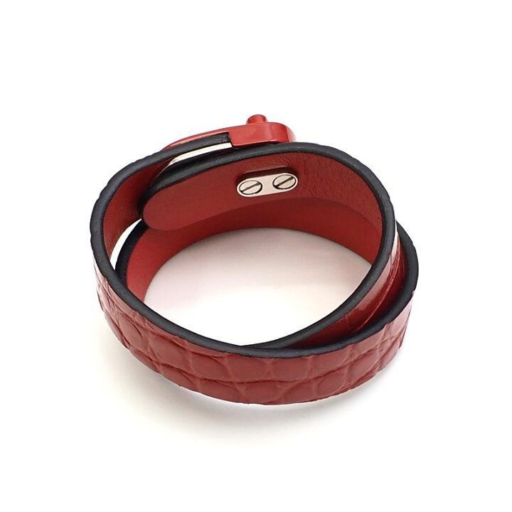楽天市場】新品 Christian Louboutin ELISA BRACELET DOUBLE 15 レザー 
