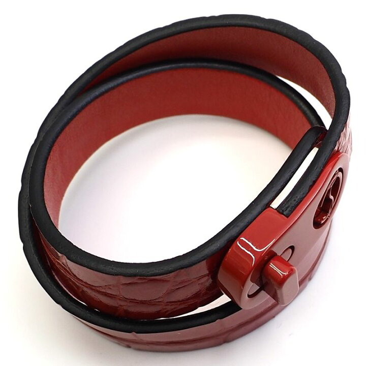 楽天市場】新品 Christian Louboutin ELISA BRACELET DOUBLE 15 レザー 
