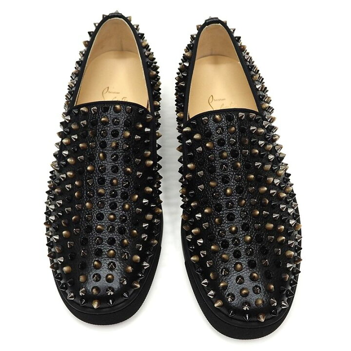 楽天市場】新品 Christian Louboutin ROLLER BOAT スパイクスタッズ 
