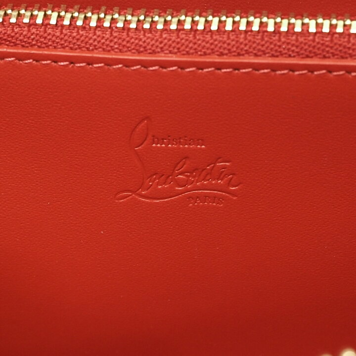 楽天市場】新品 Christian Louboutin ラウンドファスナー レザー 
