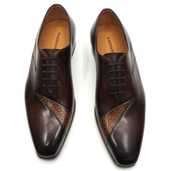 楽天市場】新品 MAGNANNI レザーシューズ 革靴 【サイズ：38 