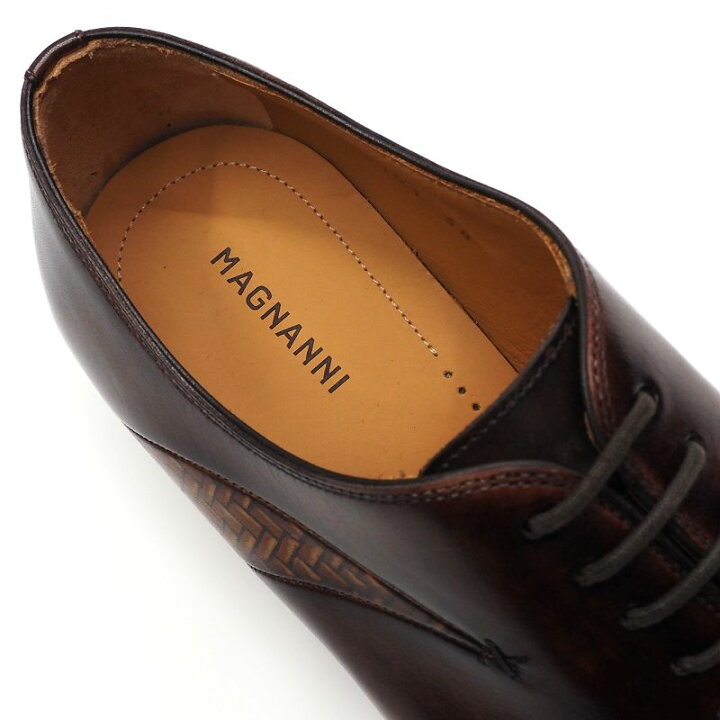 楽天市場】新品 MAGNANNI レザーシューズ 革靴 【サイズ：38 