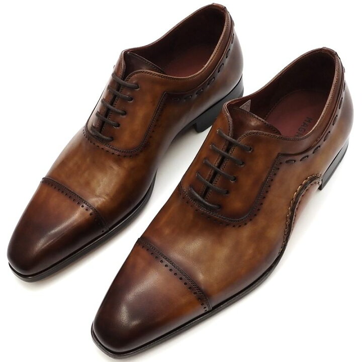 楽天市場】新品 MAGNANNI オパンカ製法 レザーシューズ 革靴 【サイズ 