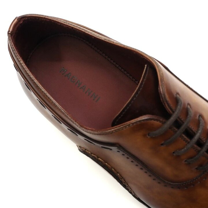 楽天市場】新品 MAGNANNI オパンカ製法 レザーシューズ 革靴 【サイズ 