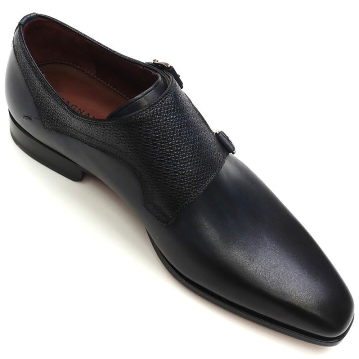 楽天市場】新品 MAGNANNI オパンカ製法 ダブルモンクストラップ レザー 